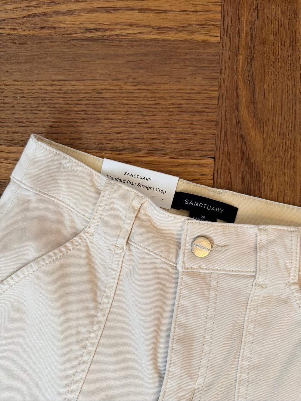 NWT Anthropologie Sanctuary Sculpted Hayden Crop Pants 26 - Picture 3 of 4